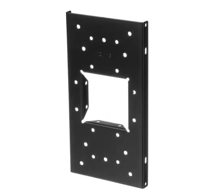 Architectural Mailboxes UMBS0B06AM Steel Mounting Bracket Board Black Universal
