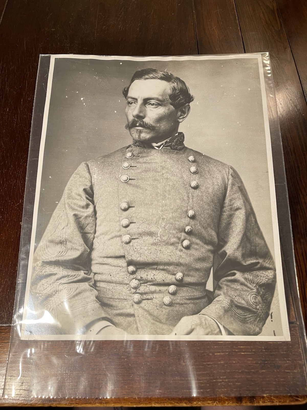 Confederate Civil War Officer Portrait Photo Print Vintage 11x14