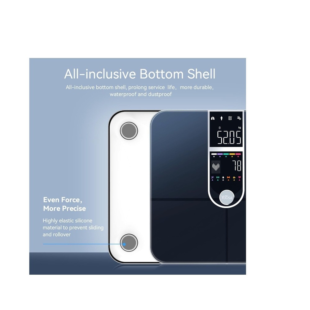 Bluetooth Body Fat Scale Digital Smart Bathroom Weight Scale Analyzer