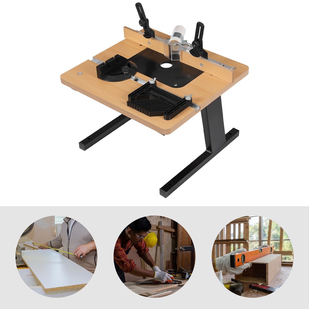 200kg/440.92lbs MDF Router Table Rectangle Tabletop Woodworking Router Table