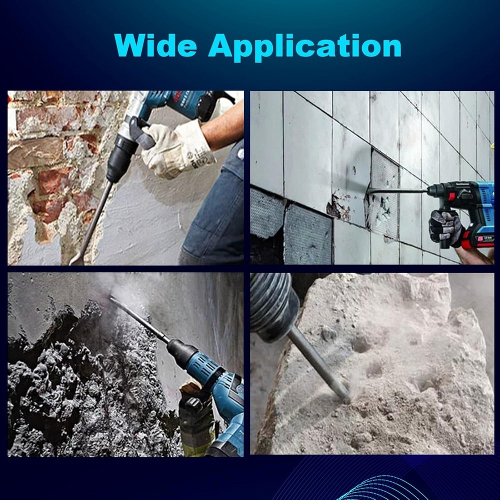 Pneumatic Cold Chisel Set, 3/4" Width 18" Long Air Pneumatic Hammer