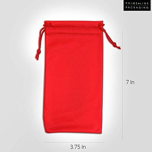 Sunglasses Case, Microfiber Drawstring Pouch, Safety Eyeglass Assorted Colors