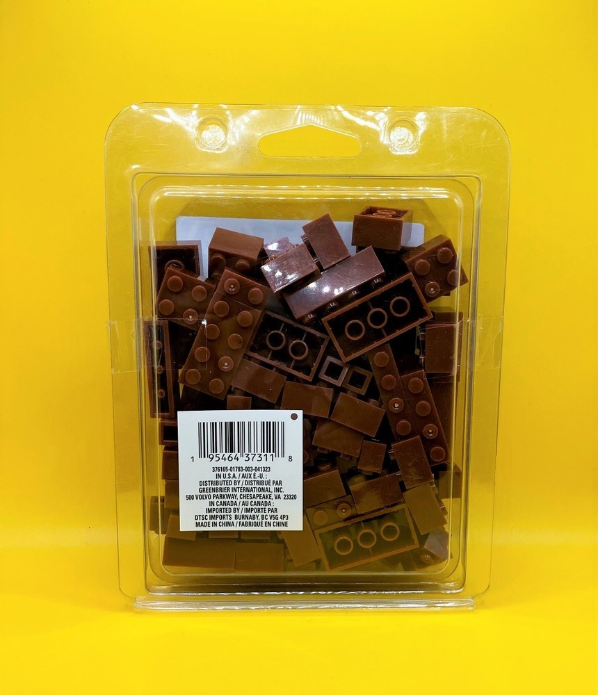 Make It Blocks 72pc x2 Lot Building Bricks Gray Brown Compatible Style