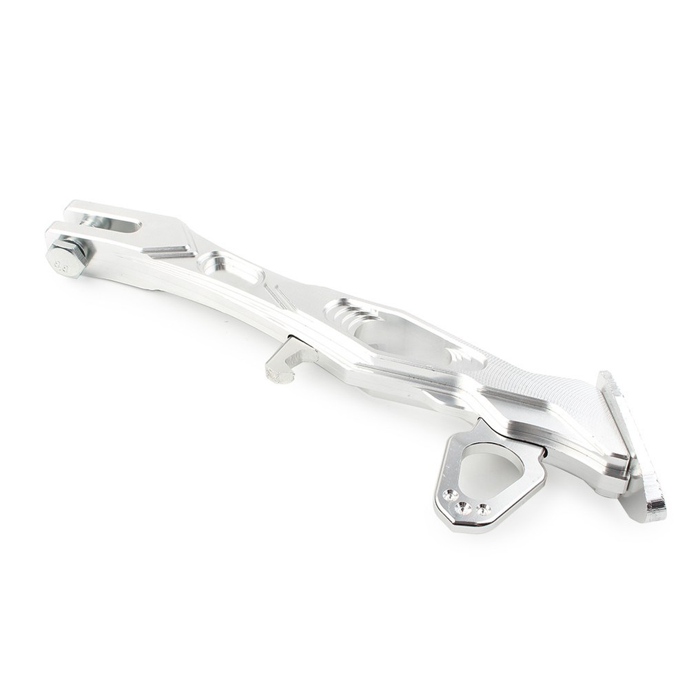 Foot Side Stand Support Leg Kickstand Bracket For Motorcycle Universal Silver