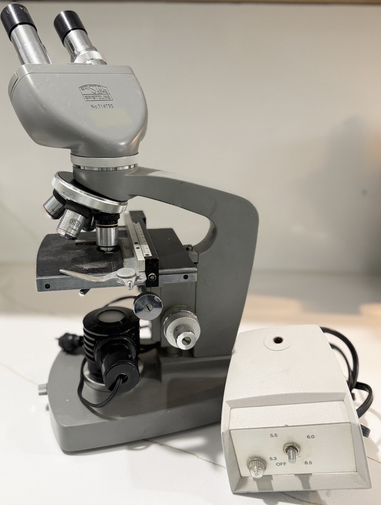 vintage bristoline bristol scope serial no.714730 microscope