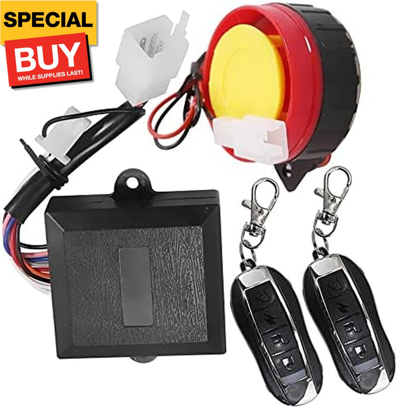 Dual Remote Control Alarm Start Kill Switch Fits for 50cc 70cc 90cc 110cc 125cc