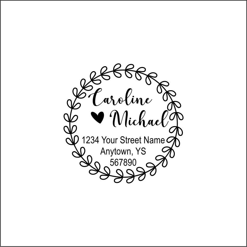 Return Address - custom stamps - 904 Stamps
