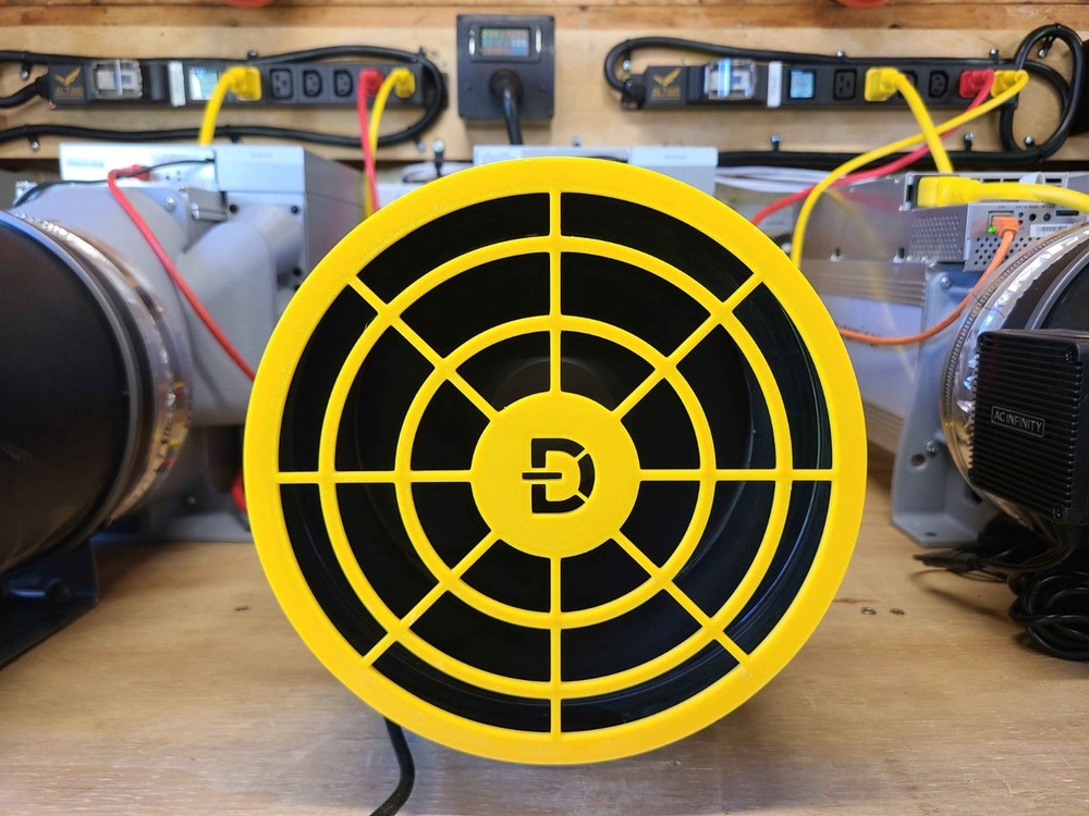 Dogecoin Inline Fan Cover 8 Inch