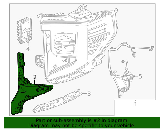 Genuine GM Inner Bracket 85543200
