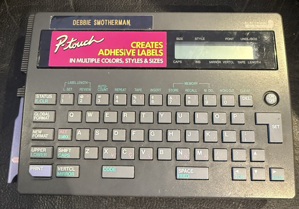 Brother P-touch PT-20 Electronic Labeling System