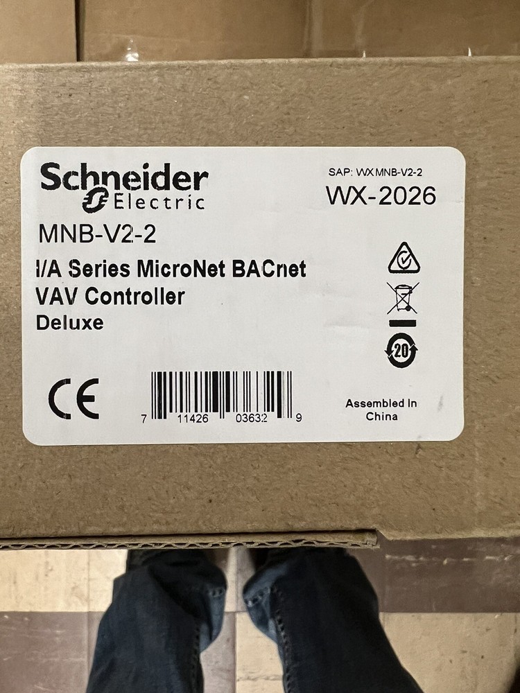 NIB  SCHNEIDER ELECTRIC  MNB-V2-2  BACNET VAV Controller NEW