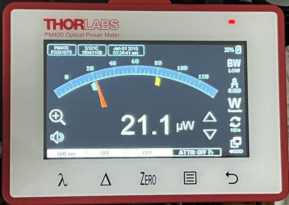 Thorlabs PM400, Power Meter