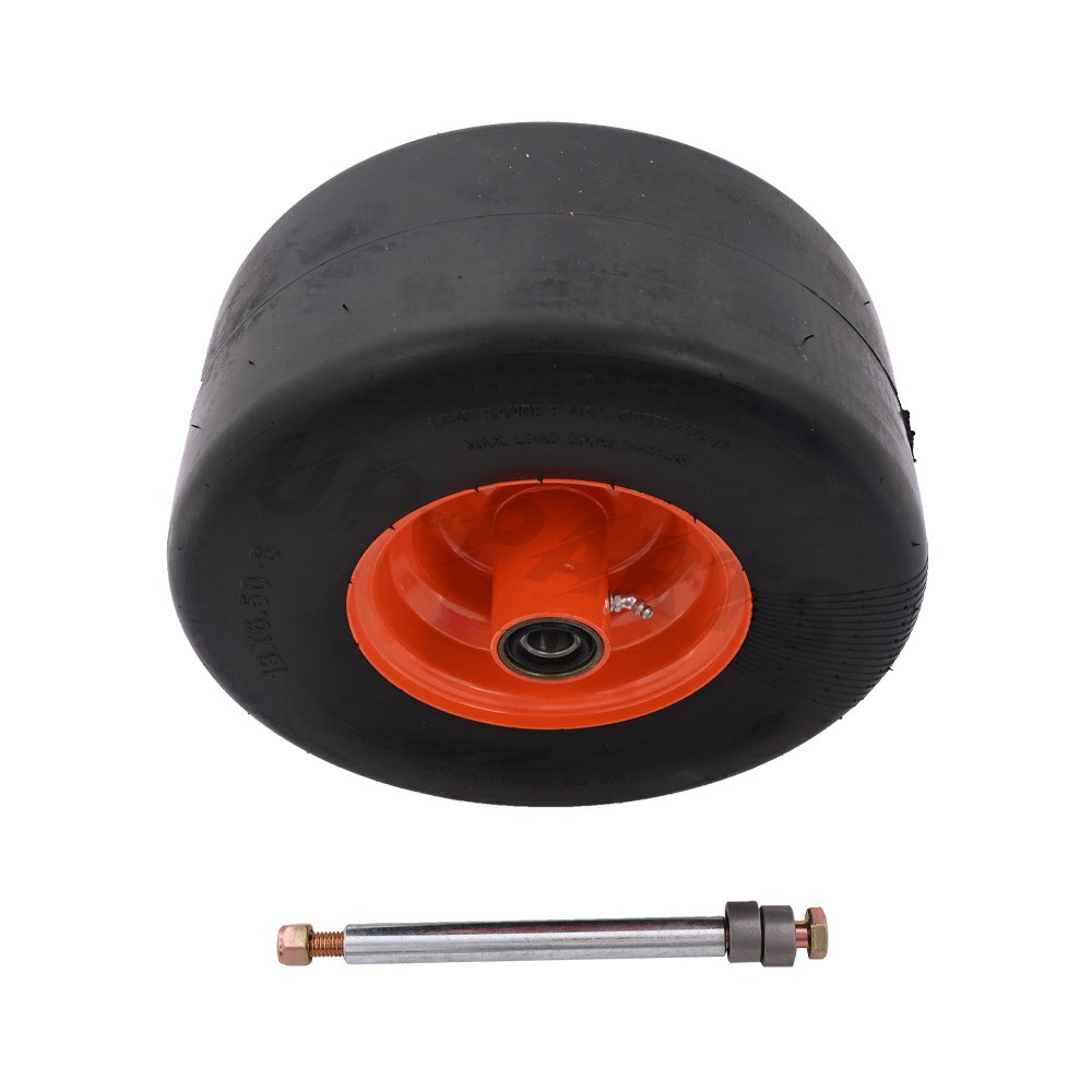 2PK Flat Free Wheel Assembly for Scag 9278 483050 482504 13X6.50-6 13X6.5X6