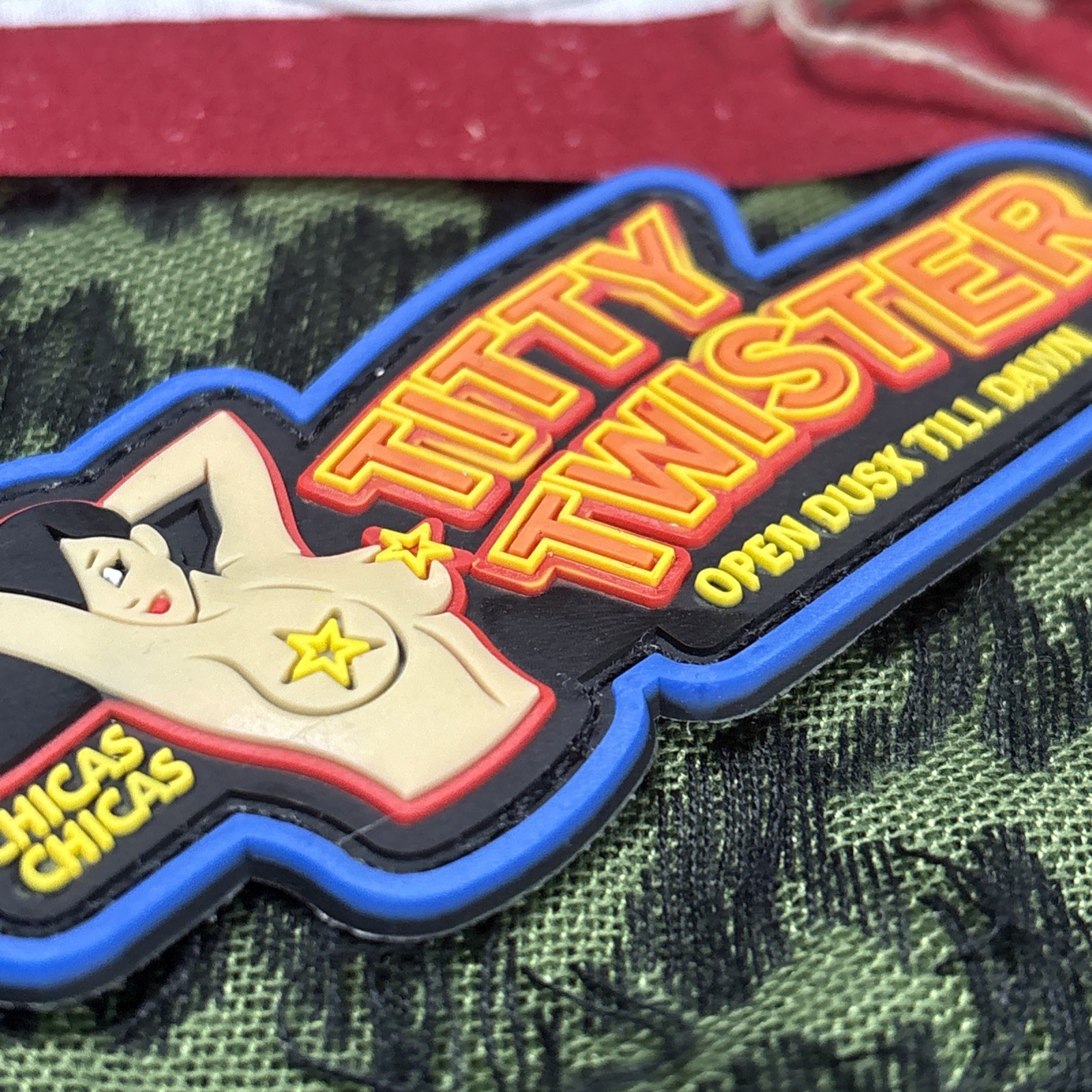 PvC 3D: Bar From Dusk Till Dawn Morale Tactical Hook & Loop Patch High Quality