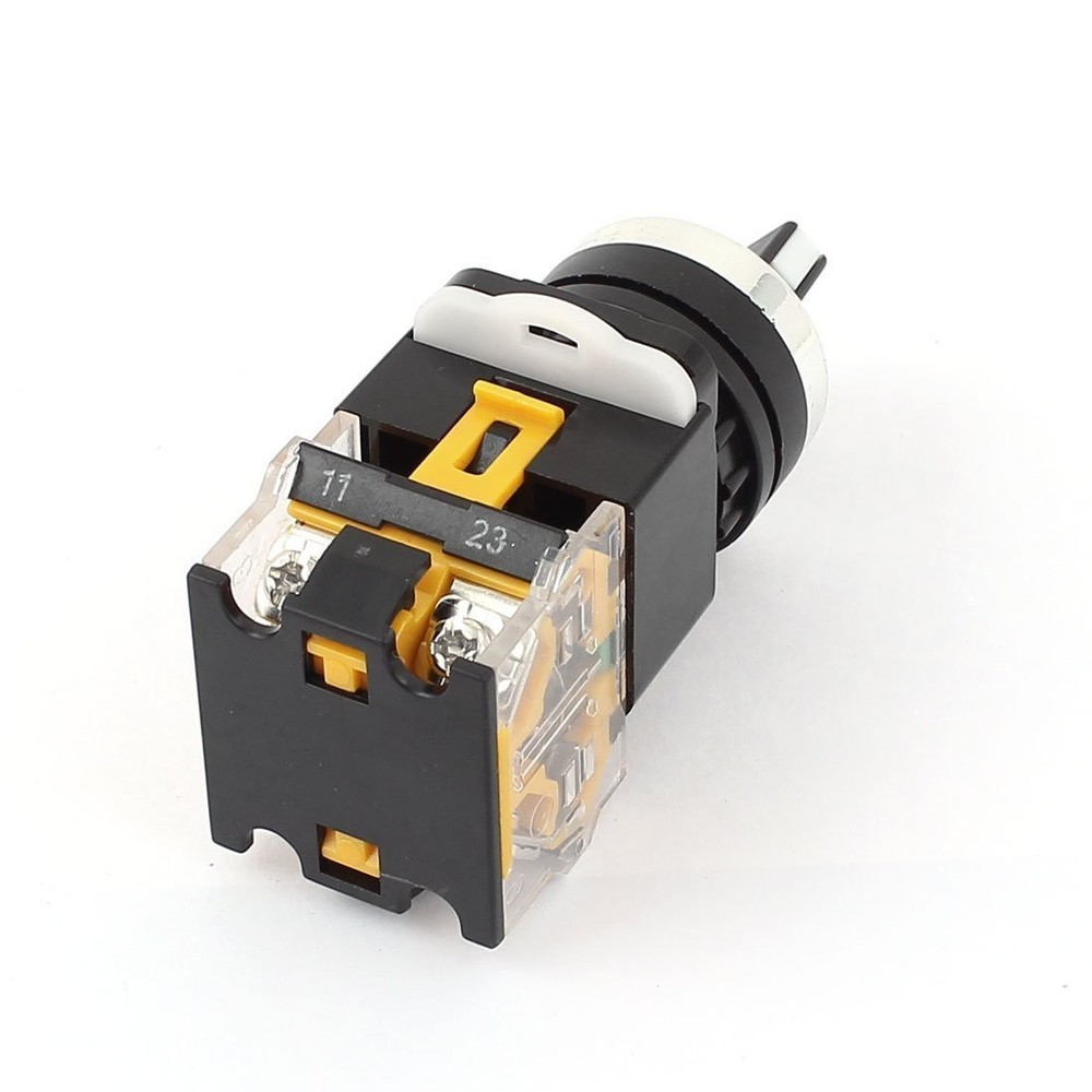uxcell AC 440V 10A 2 Positions DPST Rotary Selector Select Switch Latching Lo...