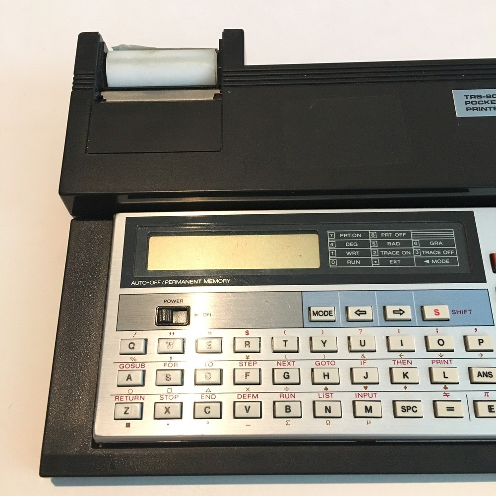 RadioShack TRS-80 PC-4 w/ Pocket Computer Printer