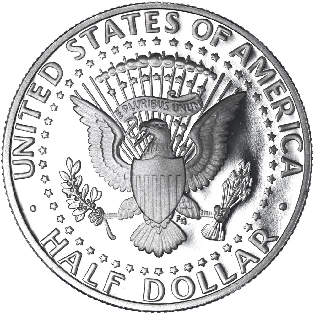 1996 S Kennedy Half Dollar Gem DCam Proof CN-Clad
