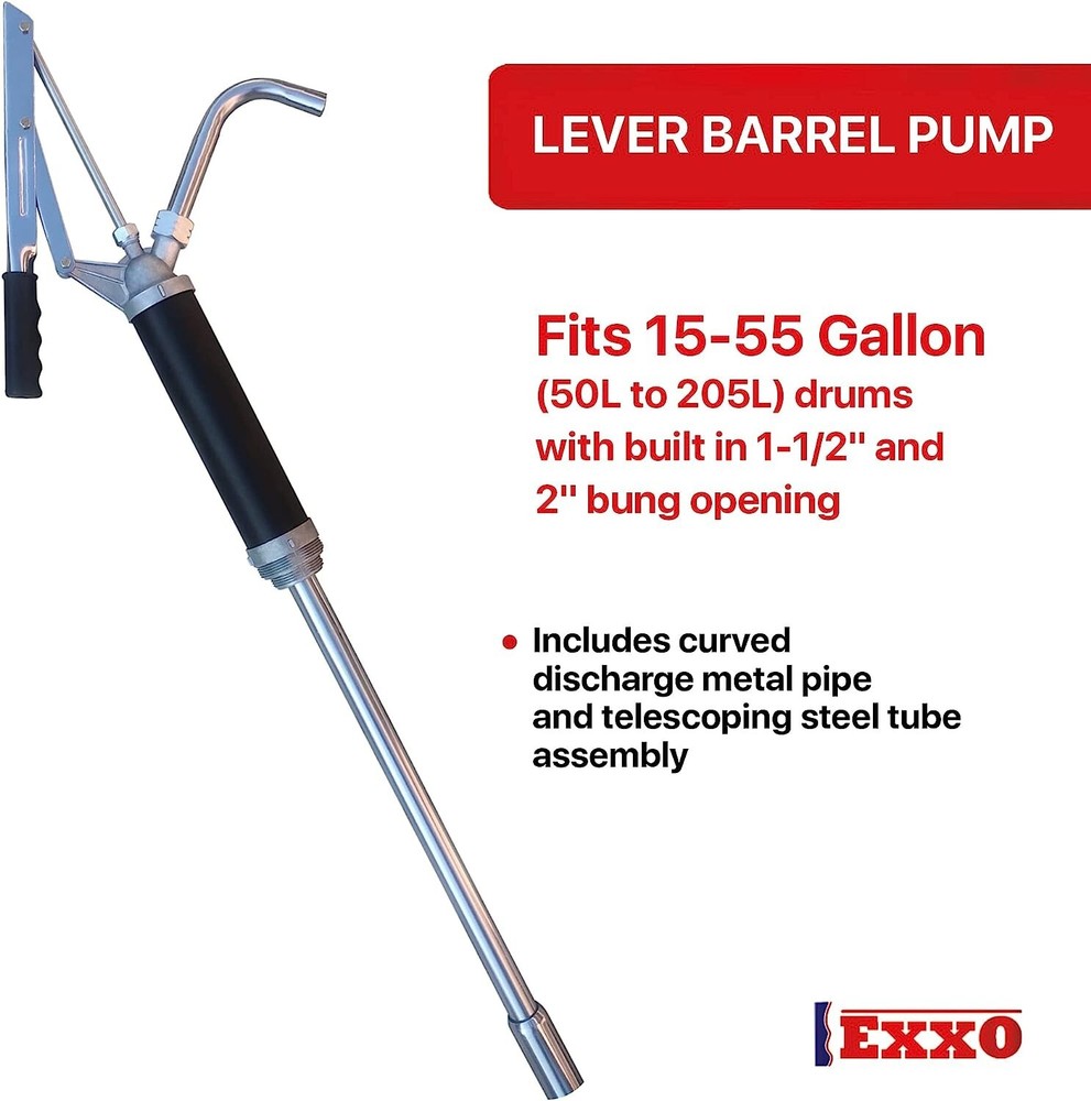 EXXO TOOLS Lever Barrel Pump #7765