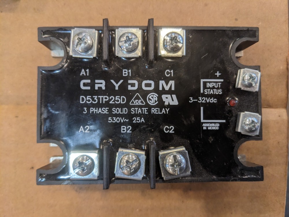 Crydom D53TP25D 3 Phase Solid State Relay Contactors Reactor