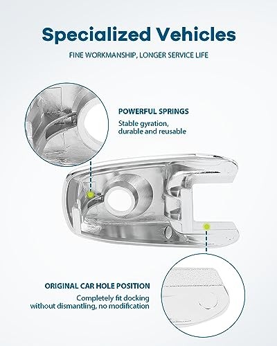 Exterior Front Driver Left Door Handle Replacement for Edge 2011-2014 Replace