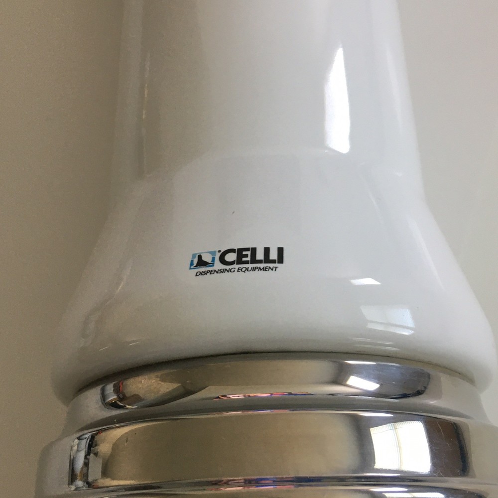 Celli Tecate Light Ceramic Double Faucet Beer Tower Dispenser