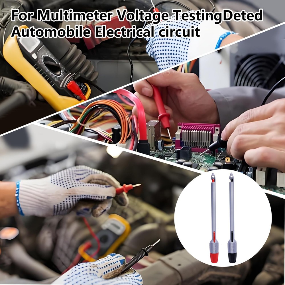 Wire Piercing Probe, Insulation Piercing Clip Set for Multimeter Voltage Test...