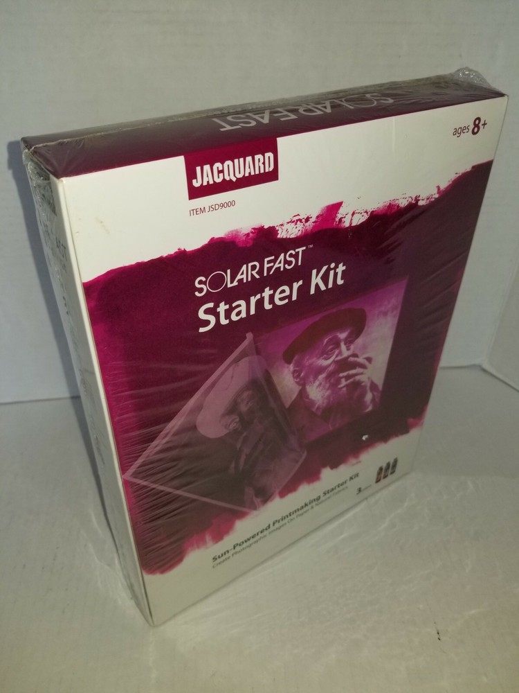 Jacquard SolarFast Starter Kit - sun powered printmaking starter kit. NEW