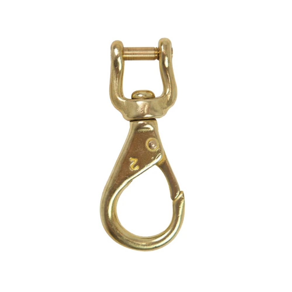 XS Scuba 3.4" Brass Shackle Snap Hook