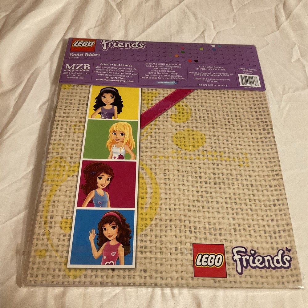 Lego Friends 2 pocket school folder MZB