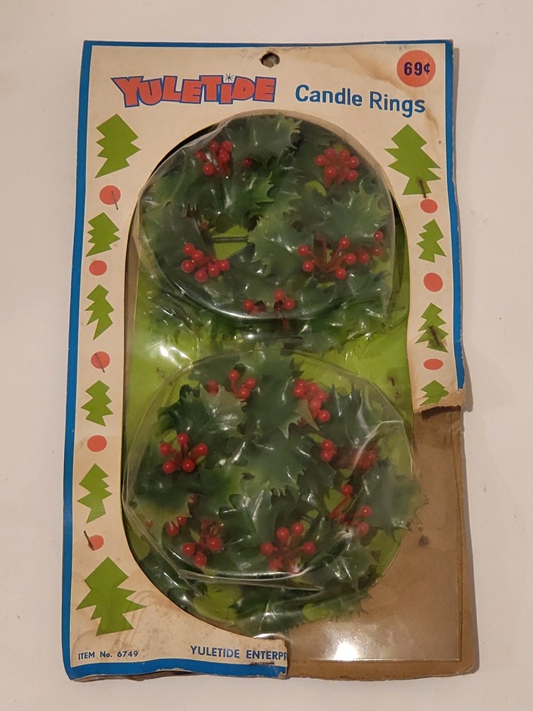 Yuletide Enterprises Candle Rings NOS
