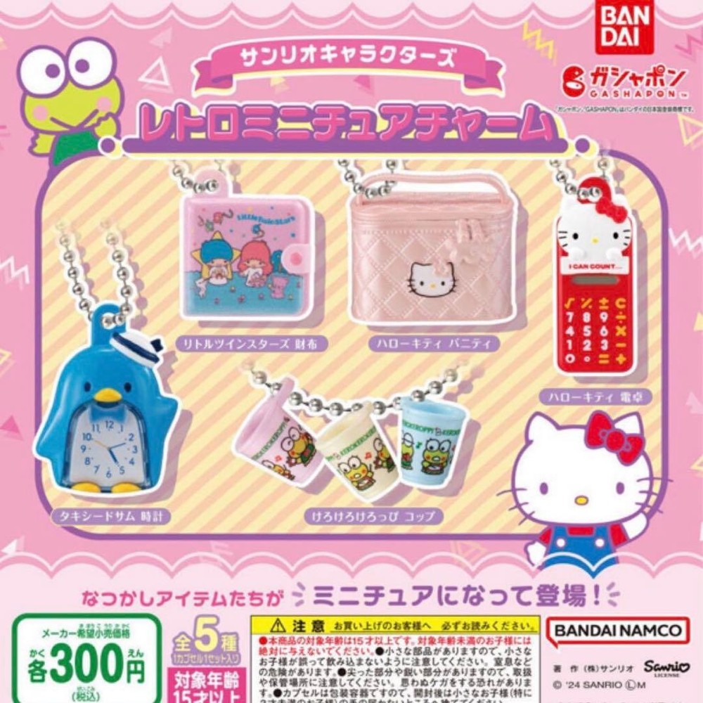 Sanrio Retro Miniature Charm