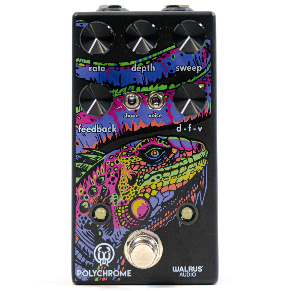 Walrus Audio Polychrome Flanger Analog Flanger / Vibrato Effects Pedal