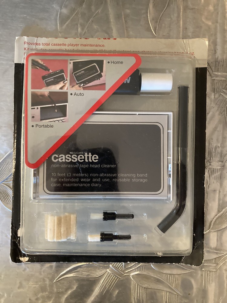 Black Magic Cassette Head Cleaner Kit NOS