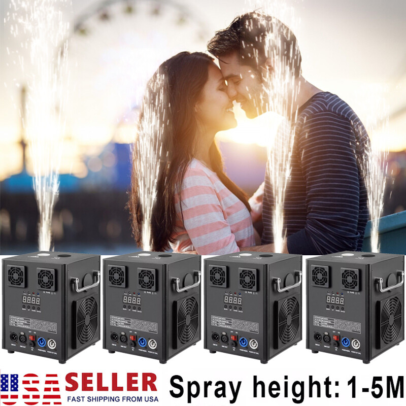 1/2/4Pcs 700W Cold Spark Machine Firework Special Stage Effect Flame Effect DMX