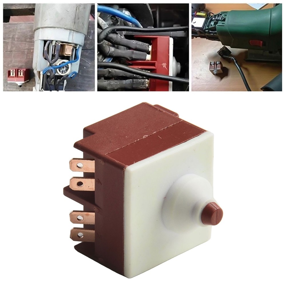 125V 12A Angle Grinder Switch Button Switch Angle Grinder NO Push Useful