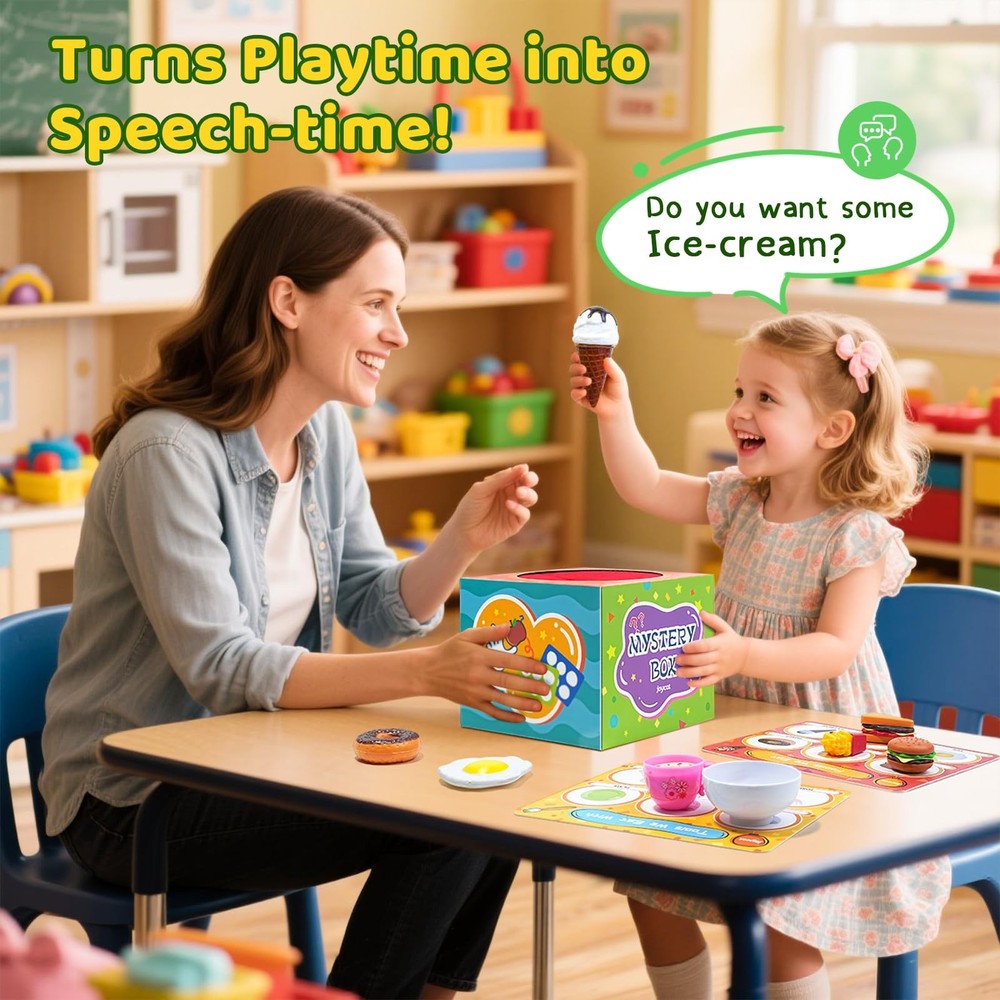 JoyCat Sorting Toys for Toddlers – Sensory Play Box with 48 Sorting Objects, Mon