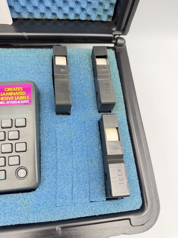 Brother P-Touch PT-15 Portable Electronic Labeling Maker Plus Extra Labels