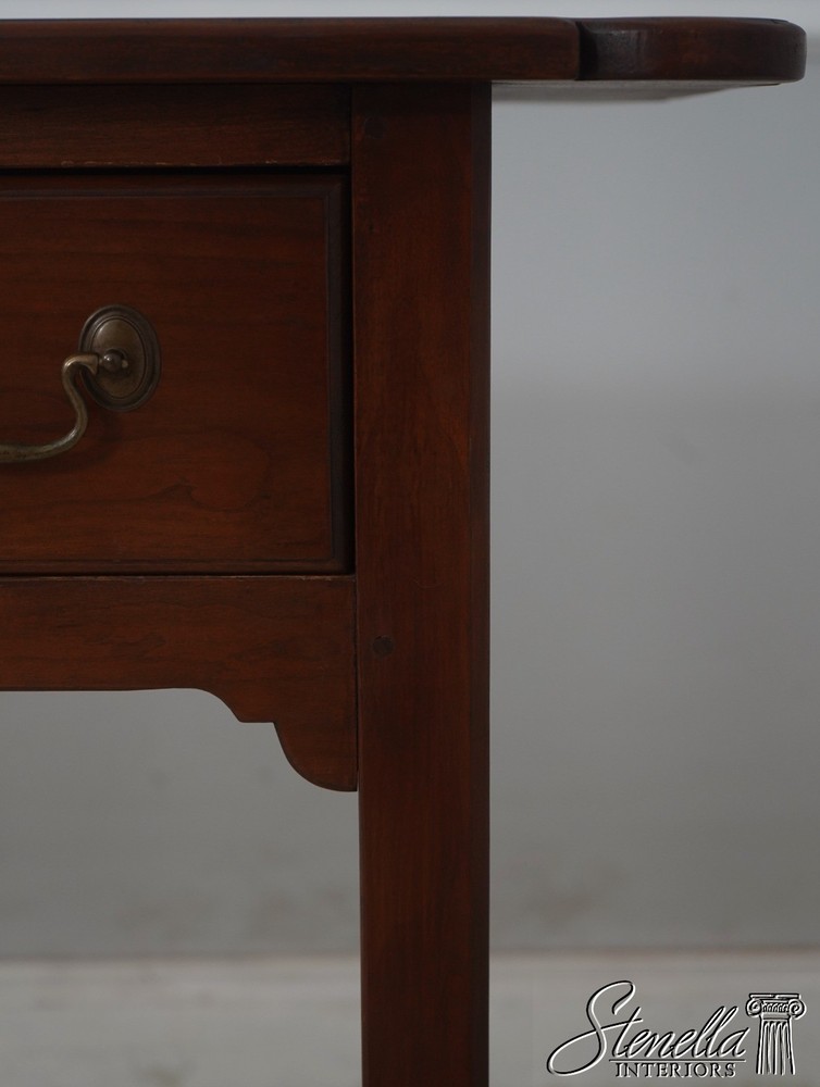 LF70575: Bench Made Cherry Chippendale 2 Drawer Sofa Table