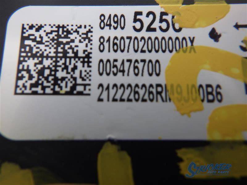 2023 Traverse W/S Camera/Projector 1510438