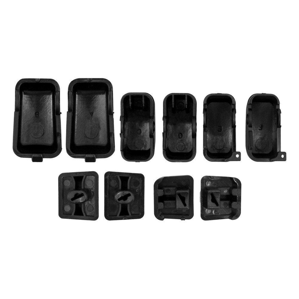Black 10x Replacement Switch Button Cap For Harley Touring Softail Dyna 96-2013