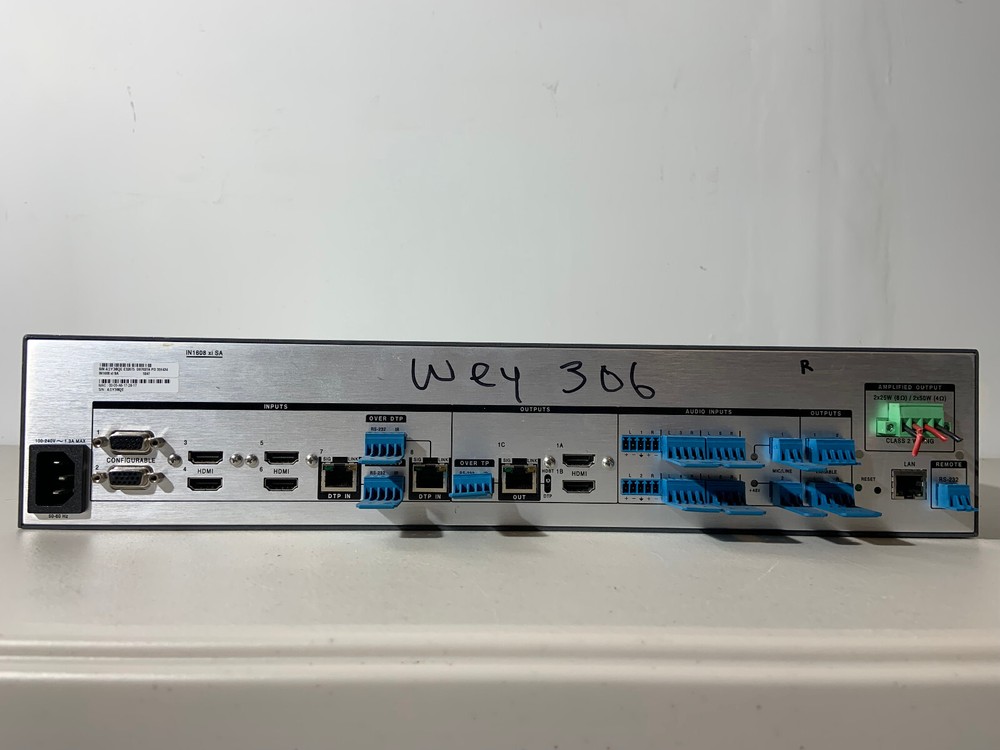 Extron IN1608 xi SA Scaling Presentation Switcher