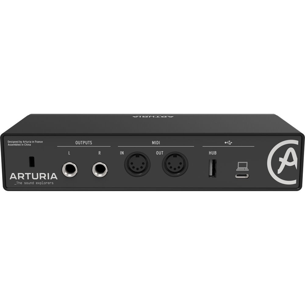 Arturia MiniFuse 2 Portable USB Type-C Audio/MIDI Interface (Black)