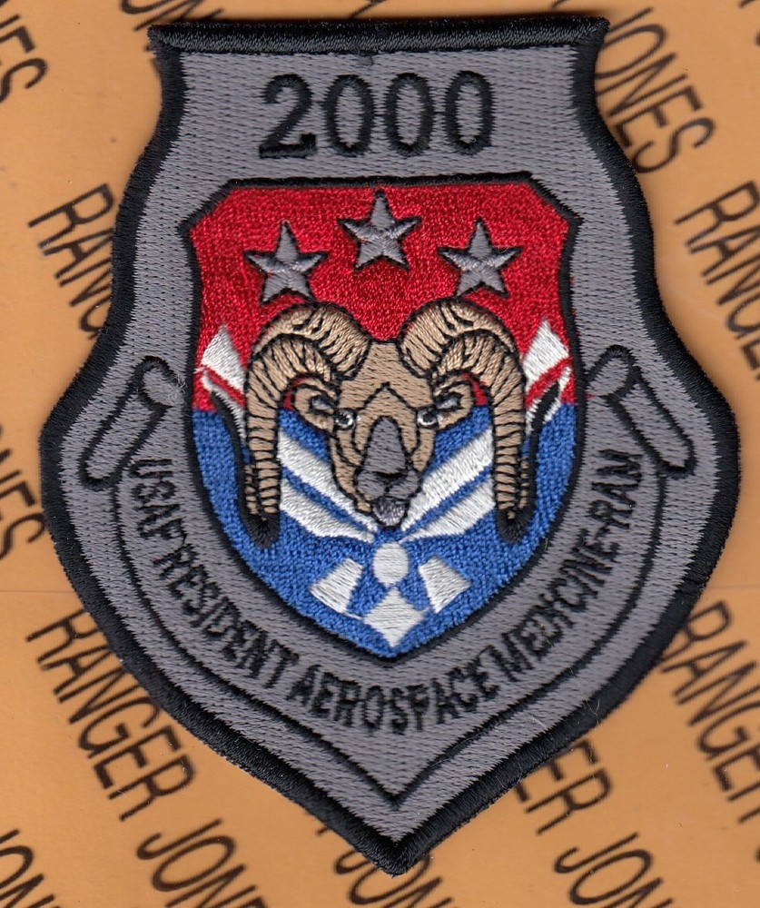USAF Air Force Resident Aerospace Medicine RAM 2000 ~4" patch c/e