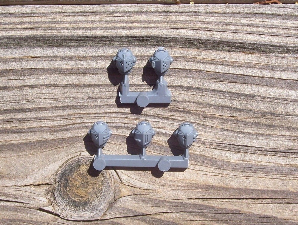 40K Grey Knights Terminator Paladin Heads Bits 5 Bits