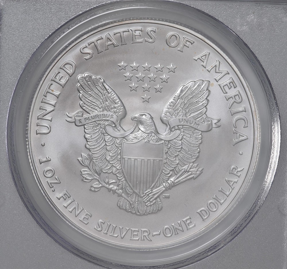 2004 American Silver Eagle MS70 PCGS Blue Label