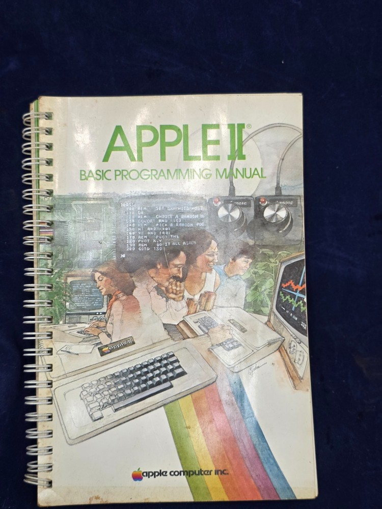 Lot of 6 Apple II Manual DOS Applesoft Practical Basic Programming