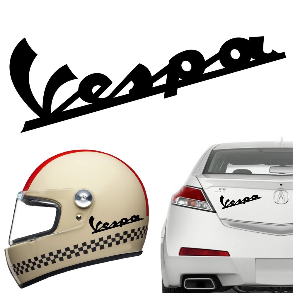 Text Vespa, Sticker Vinyl