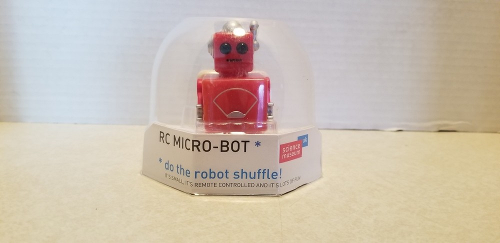 RC Micro Bot Remote Controlled Mini Robot New Sealed Up Tub C
