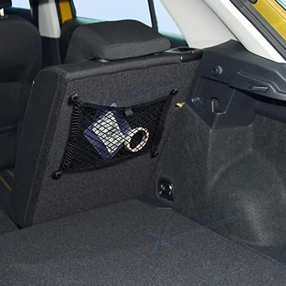 2 Pack Mesh Cargo Net Stretchable Elastic Car Storage Organizer Pouch Universal