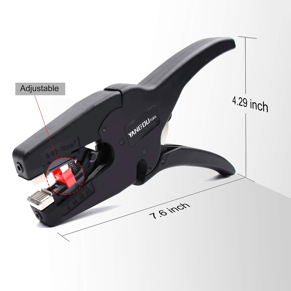Automatic Wire Stripper and Cutter: 2-in-1 Tool with Auto Distance Positionin...